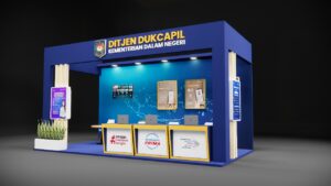 Booth DITJEN DUKCAPIL by Farda Multi Kreasi